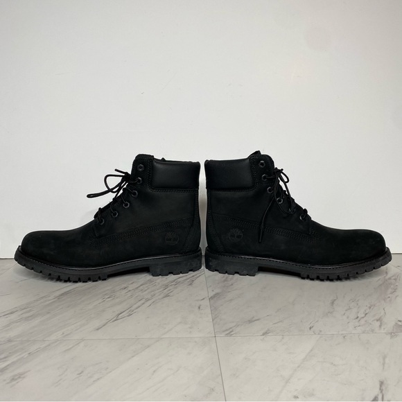 Timberland Black Nubuck Lace Up Boot 9M - Picture 7 of 14